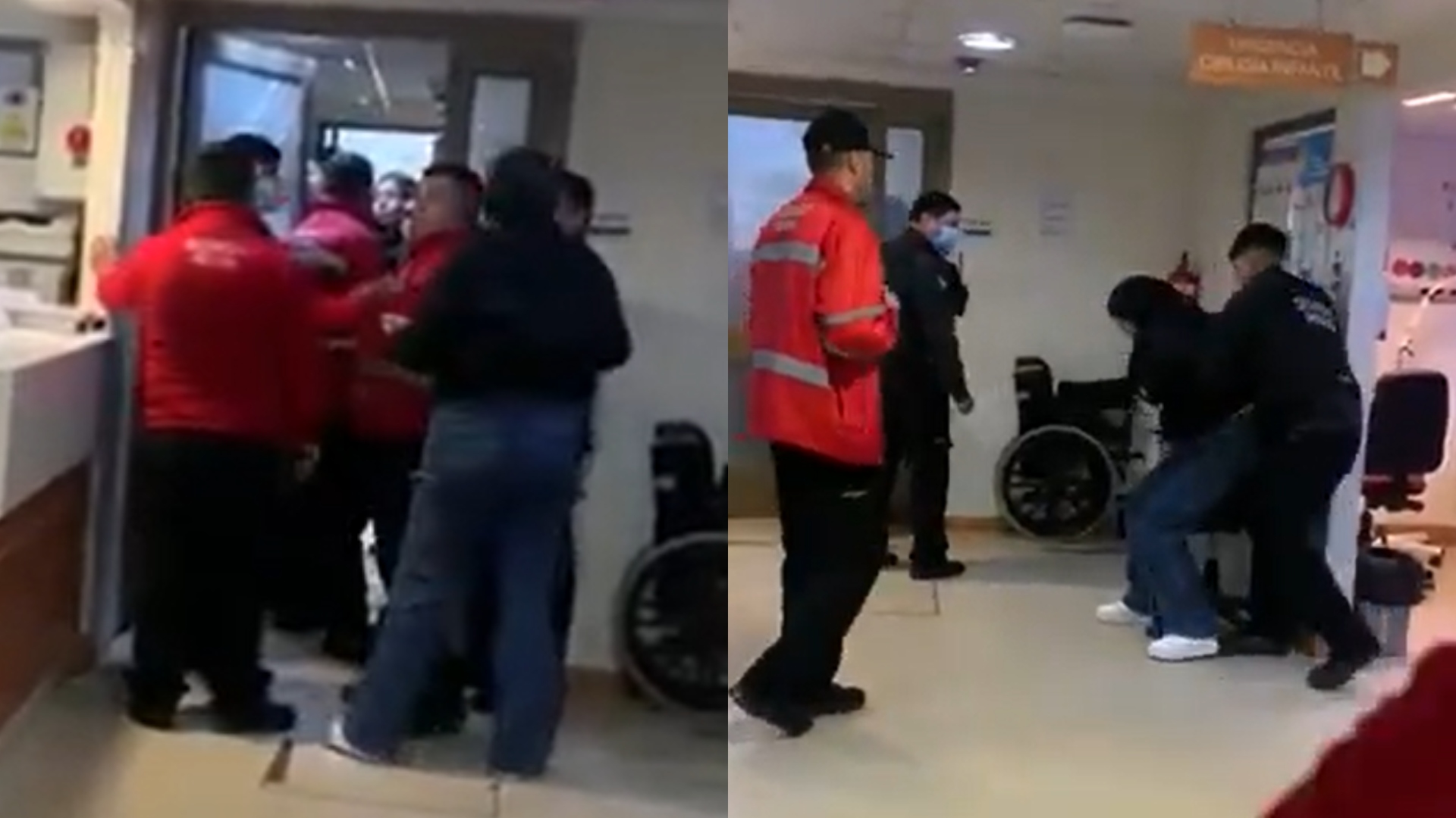 Agredió a personal de salud y destrozó computadores: la furiosa reacción de una madre en Hospital Regional de Concepción