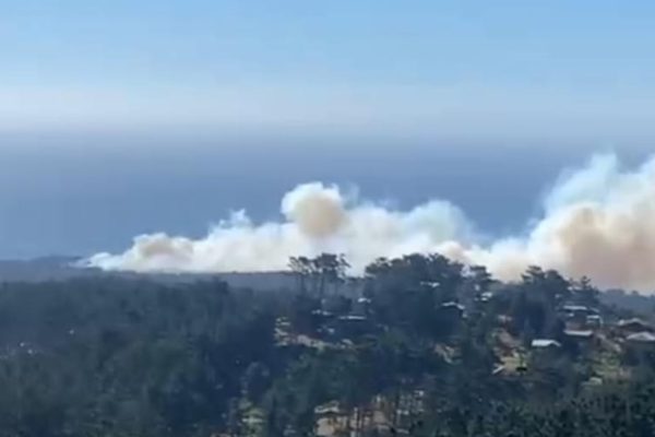 Laguna Verde: declaran Alerta Roja por incendio forestal