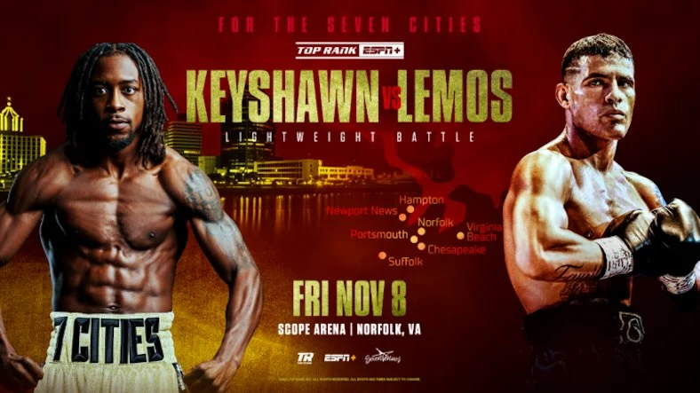 Keyshawn Davis vs. Gustavo Lemos