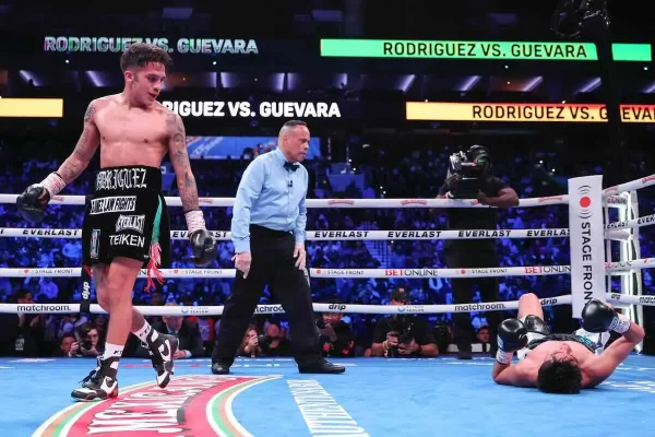 Bam Rodriguez noquea a Pedro Guevara (Matchroom Boxing)