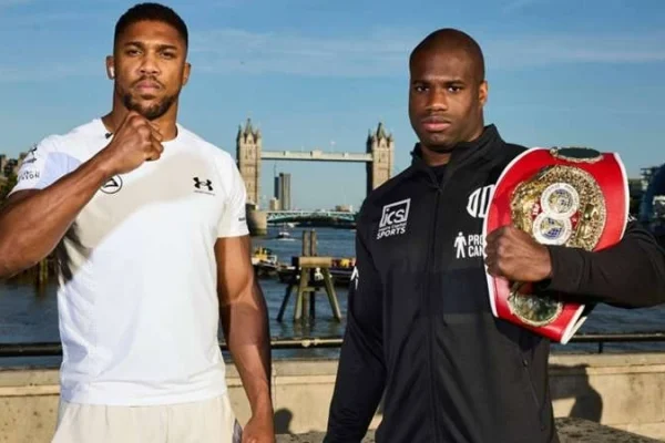 Anthony Joshua y Daniel Dubois