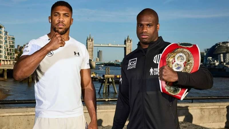 Anthony Joshua y Daniel Dubois