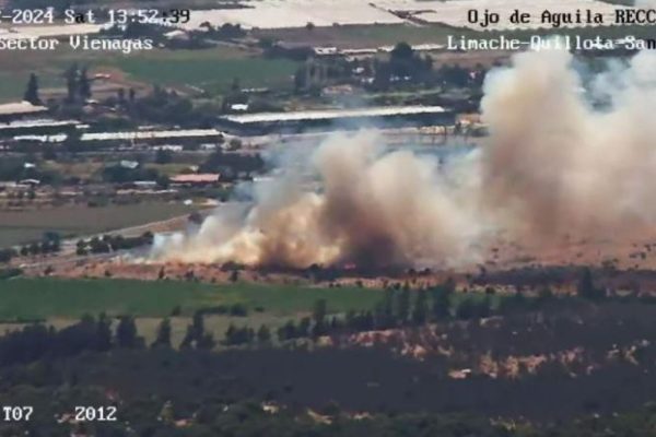 Senapred ordena evacuación de población por incendio forestal