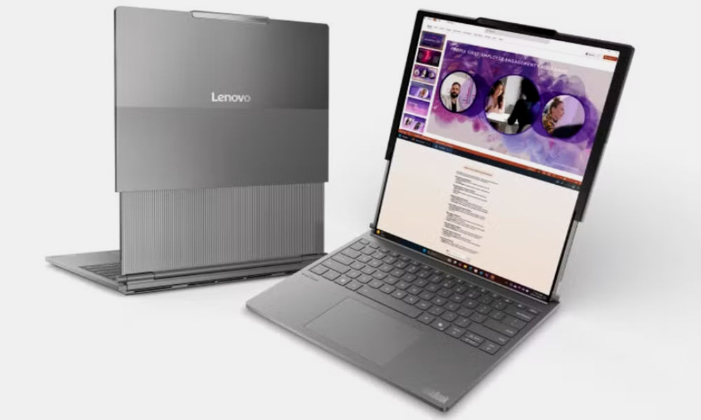 portátil enrollable de Lenovo