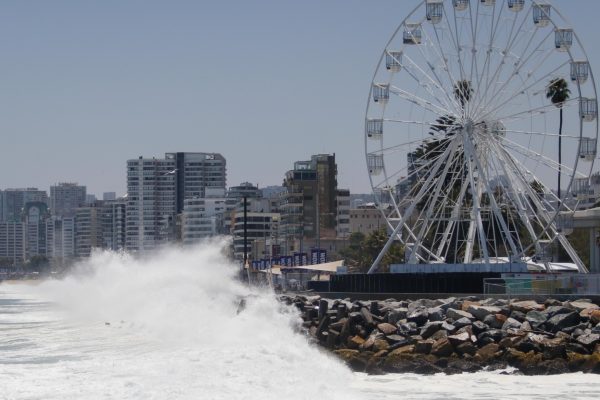 El pronóstico de marejadas en Valparaíso y Viña del Mar para el show pirotécnico de Año Nuevo