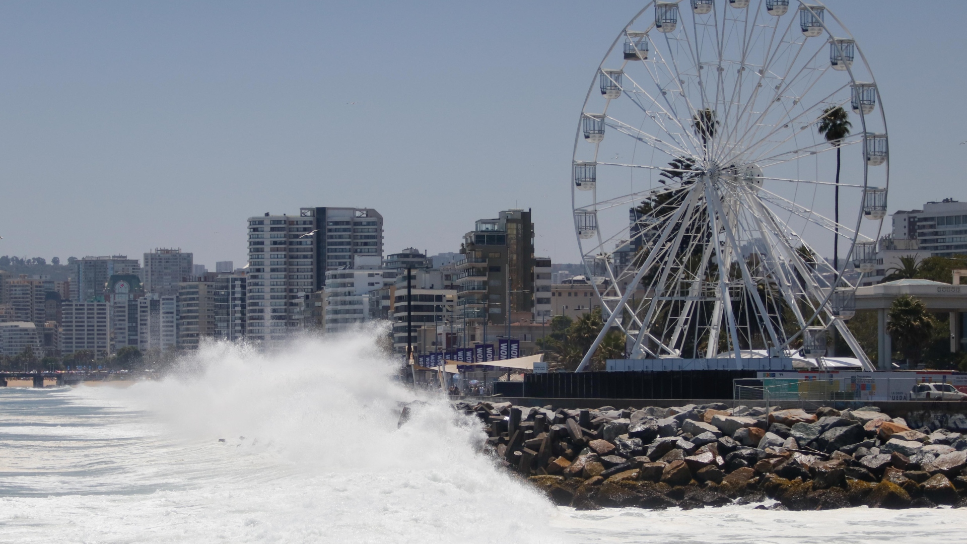 El pronóstico de marejadas en Valparaíso y Viña del Mar para el show pirotécnico de Año Nuevo