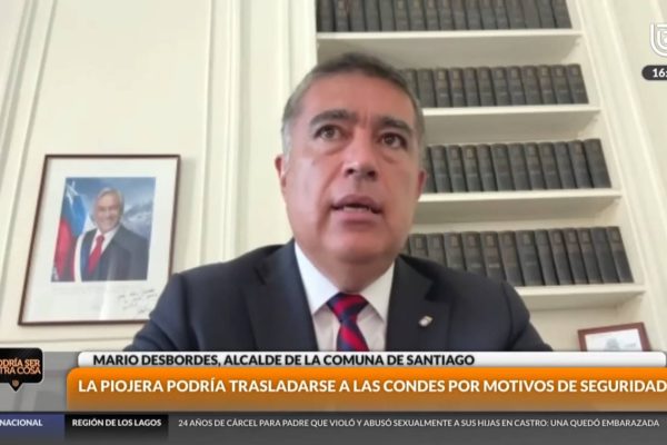 VIDEO - "Le pedí al gabinete...": la explicación de Desbordes a la foto de Piñera en su oficina