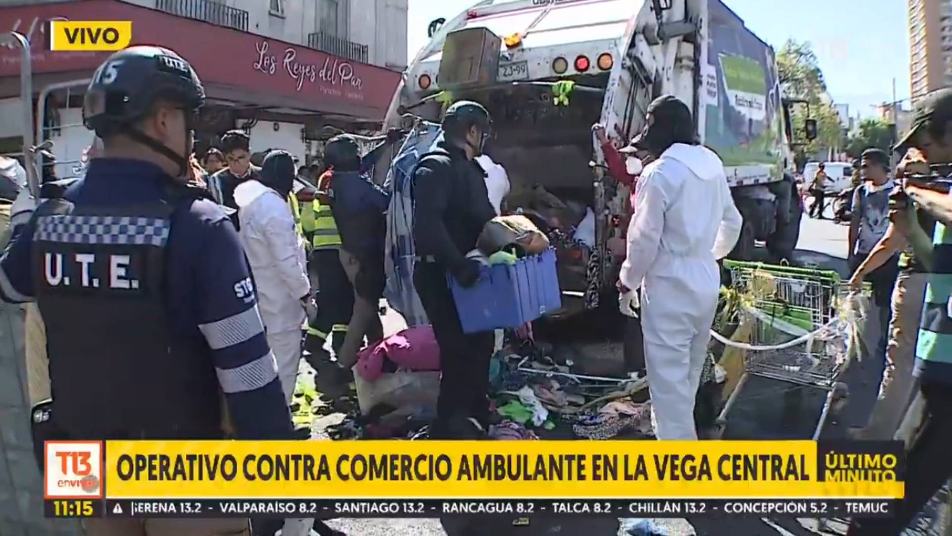 Los artículos que se incautaron en operativo contra el comercio ambulante en La Vega Central