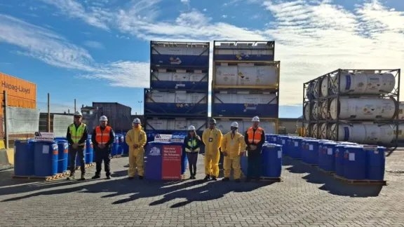 Aduanas incauta 40 toneladas de ácido clorhídrico en Biobío: sustancia iba a ser utilizada como precursor de metanfetamina