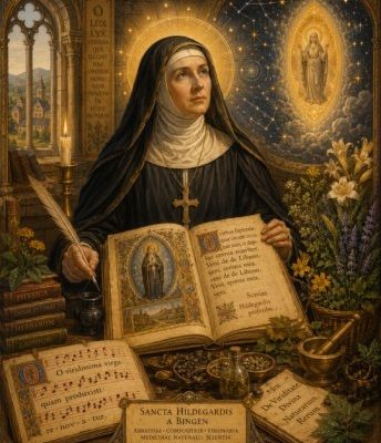 Santa Hildegarda: la mística que oyó la luz y la volvió música