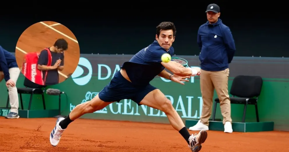 Cristian Garin lamenta su actuación y ofrece disculpas tras perder en la Copa Davis
