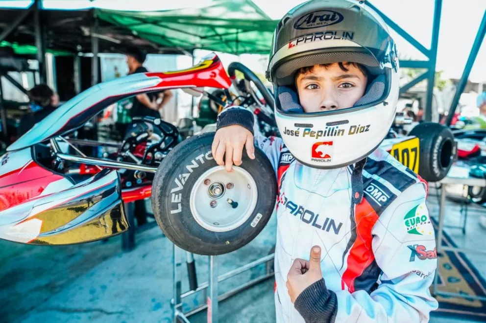El kartista serenense José Ignacio Díaz buscará en Tiltil un lugar en el Sudamericano IAME 2027
