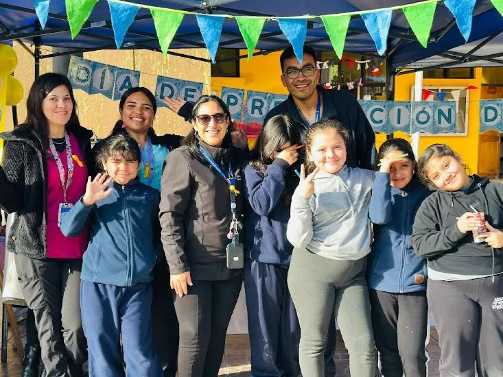 Monte Patria: estudiantes del Colegio República de Chile participan en jornada de prevención del suicidio