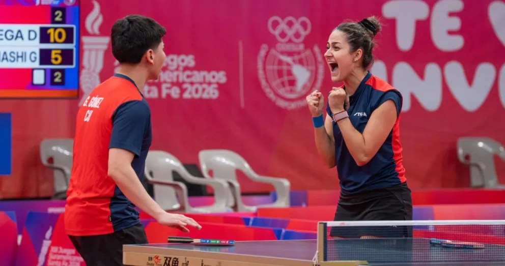 Remontada en tenis de mesa le da al Team Chile su oro 31 en Odesur