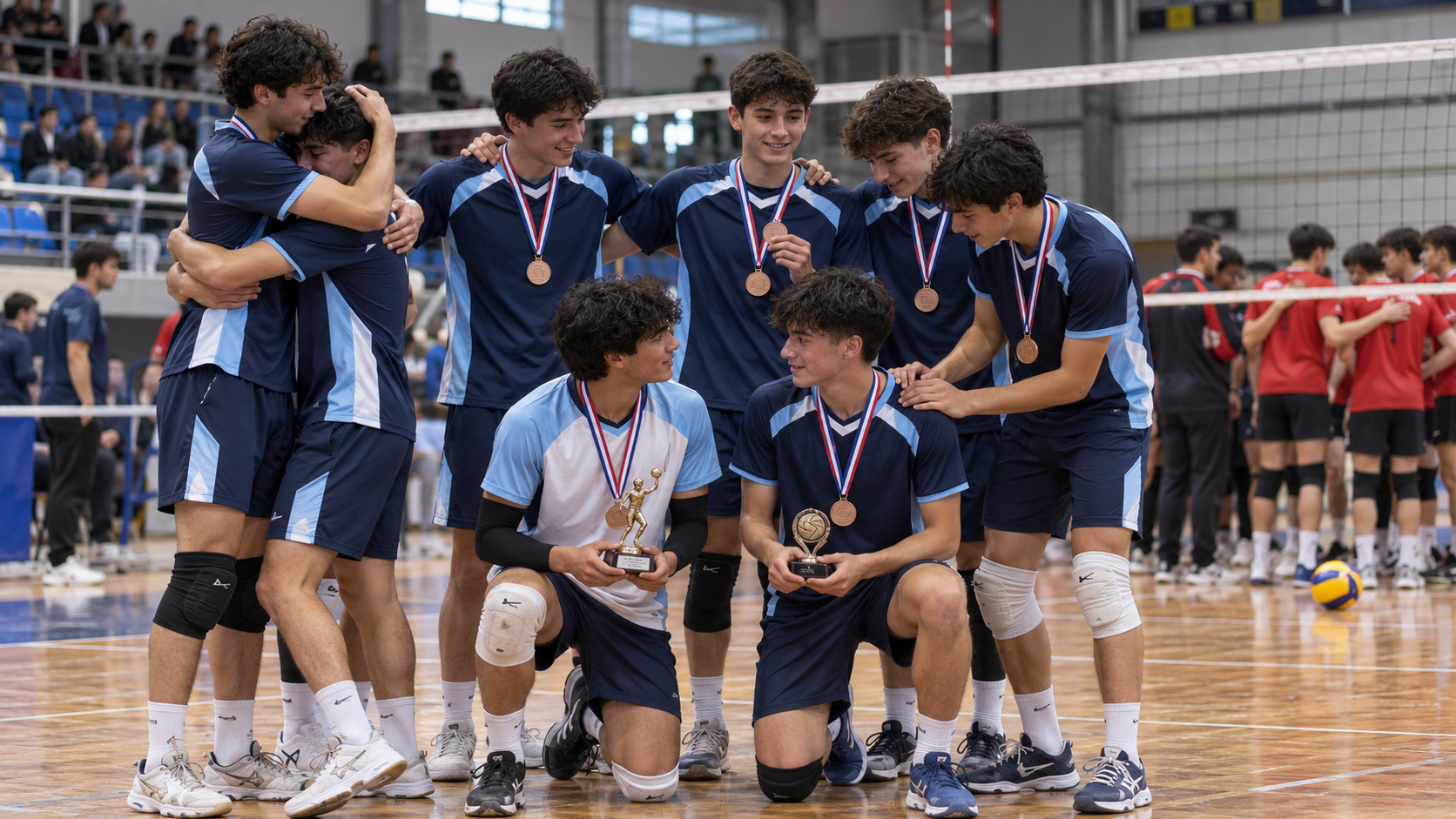 Andrés Bello Pampa asegura el tercer lugar nacional en el vóleibol escolar