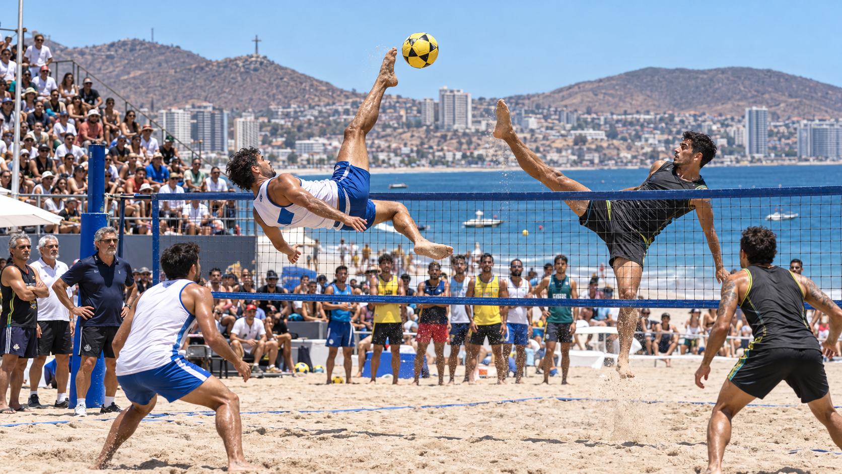 Coquimbo se prepara para recibir el primer Sudamericano de footvolley en Chile