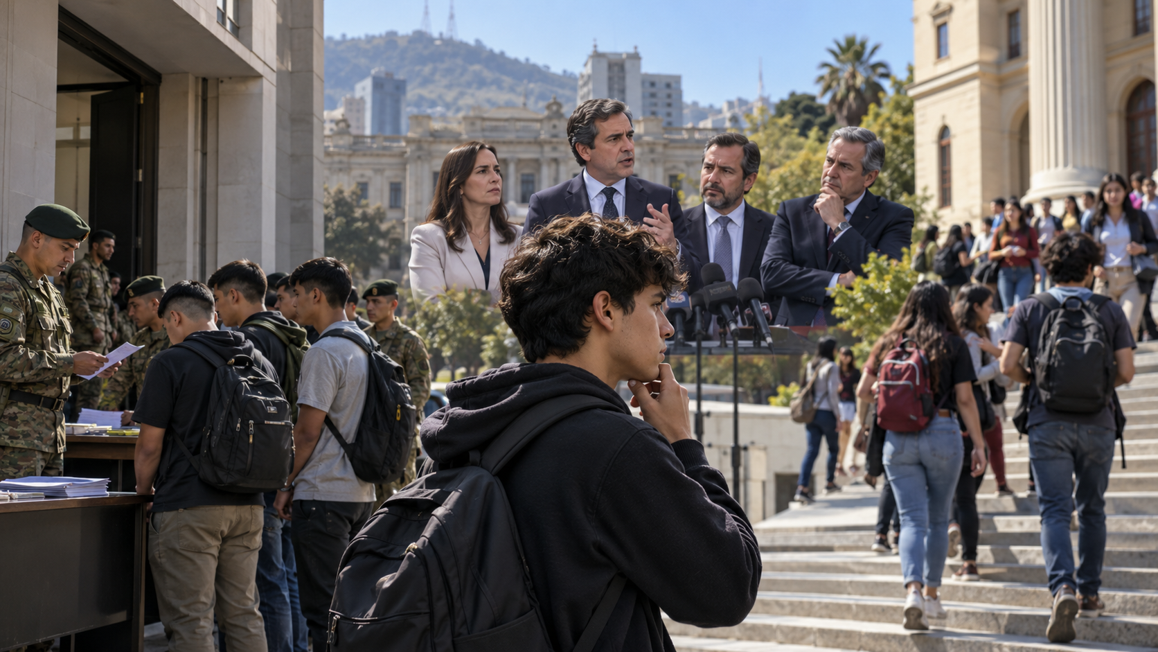 Debate político por el Servicio Militar tras vínculo de Guillermo Ramírez con la gratuidad universitaria
