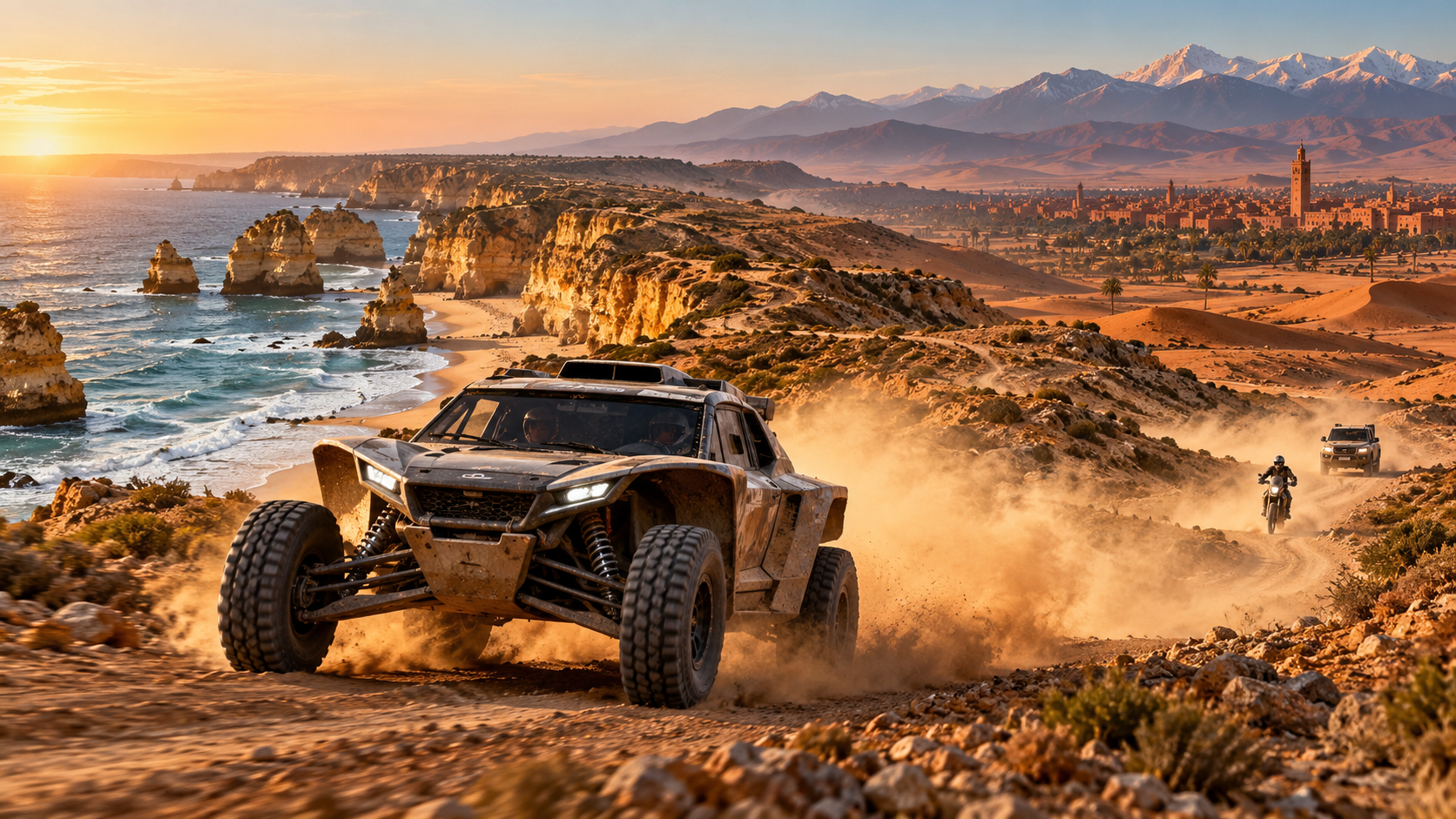 El Dakar 2027 tendrá salida en Portugal y meta en Marruecos