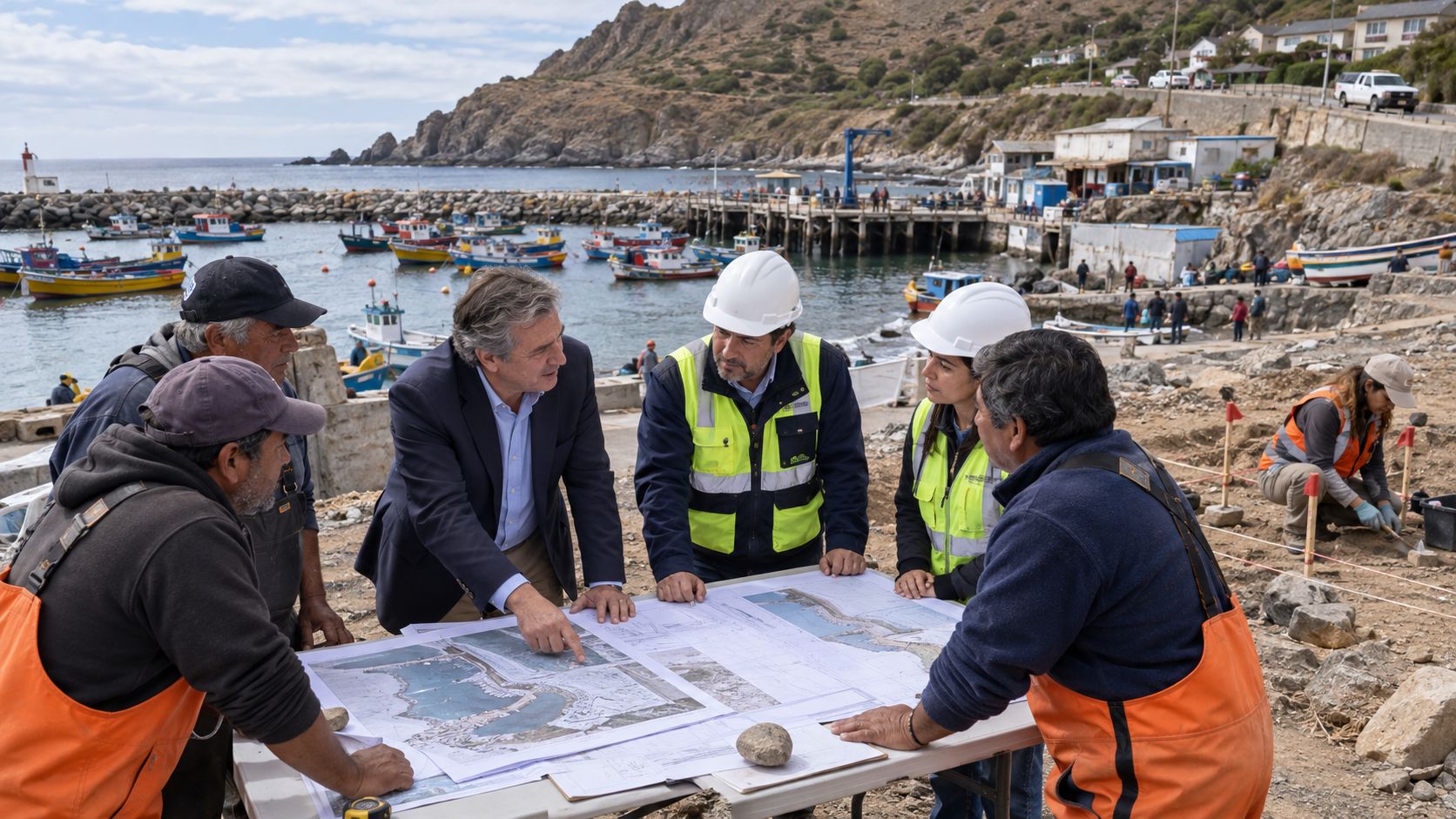 Gestionan avances para el proyecto de infraestructura pesquera de La Herradura