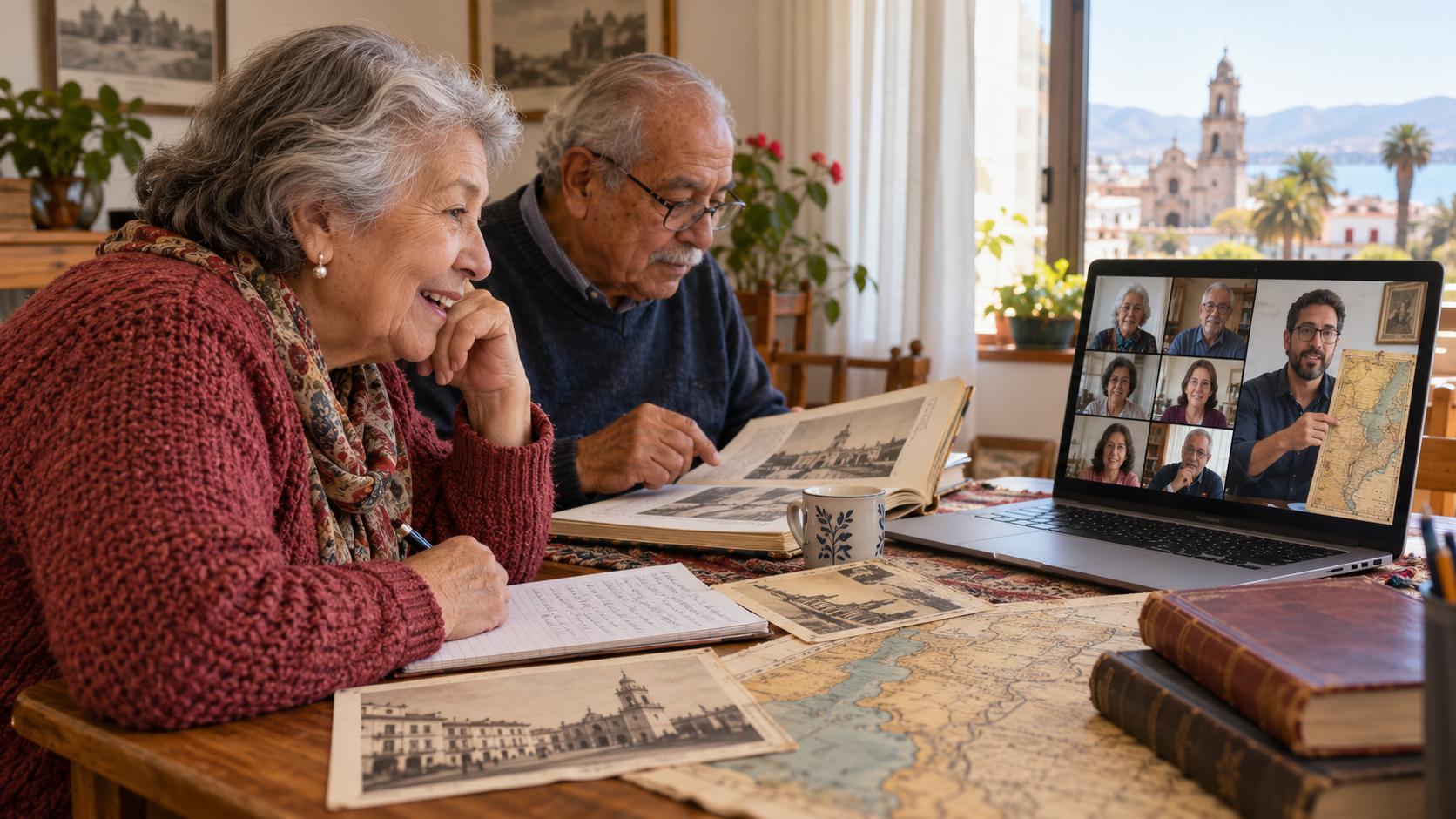 Investigación destaca el aporte de Zoom a la enseñanza de Historia para personas mayores