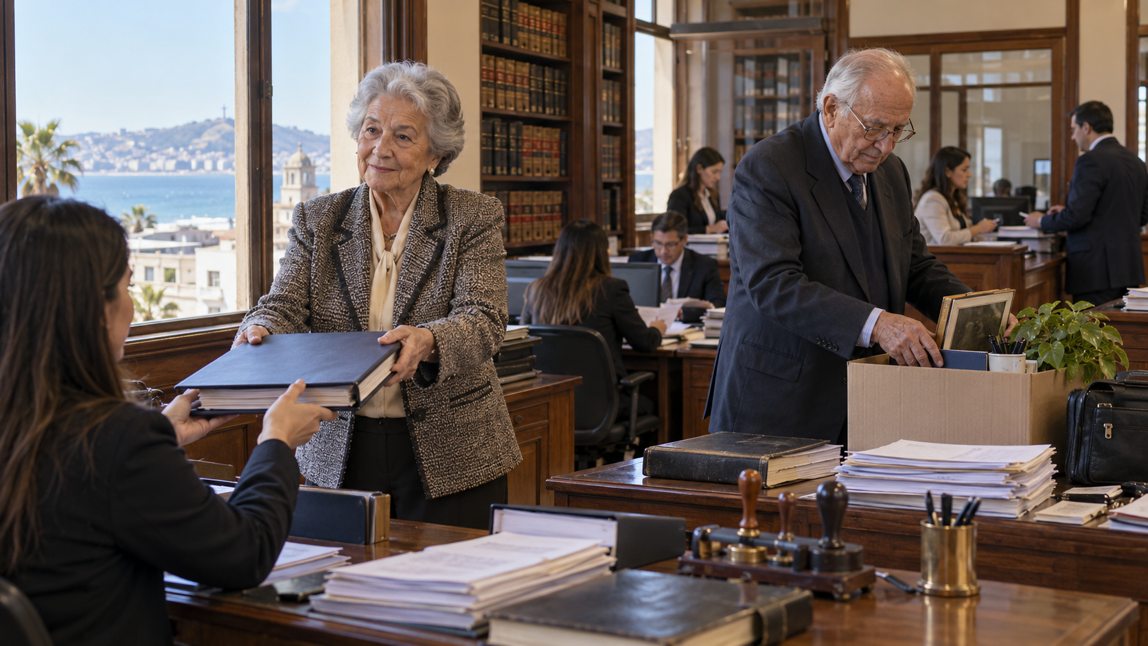 Límite de 75 años se aplica en Coquimbo con salida de dos notarios y conservadores