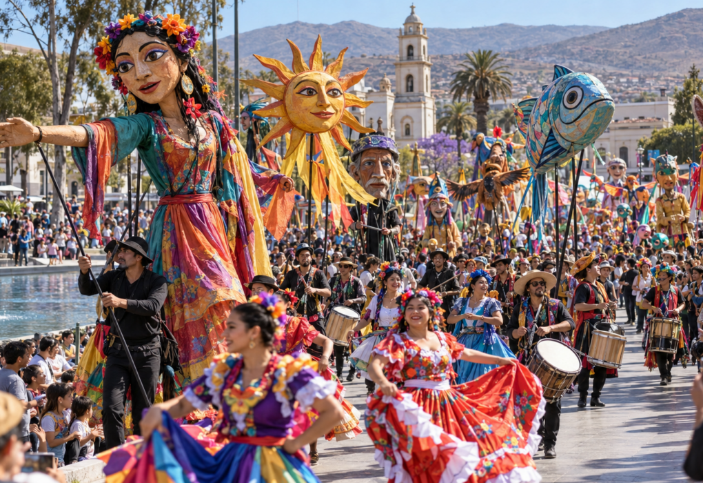Más de 30 marionetas y esculturas recorrerán Ovalle en el Carnaval Primavera Open