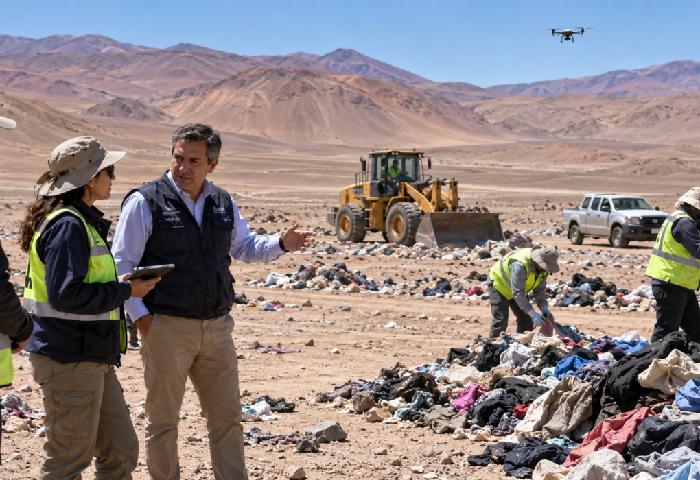 Miguel Aguirre niega que persistan grandes acumulaciones de ropa en el desierto de Atacama