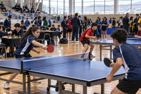 Últimas jornadas para Coquimbo: el tenis de mesa sigue en competencia y el ajedrez ya terminó
