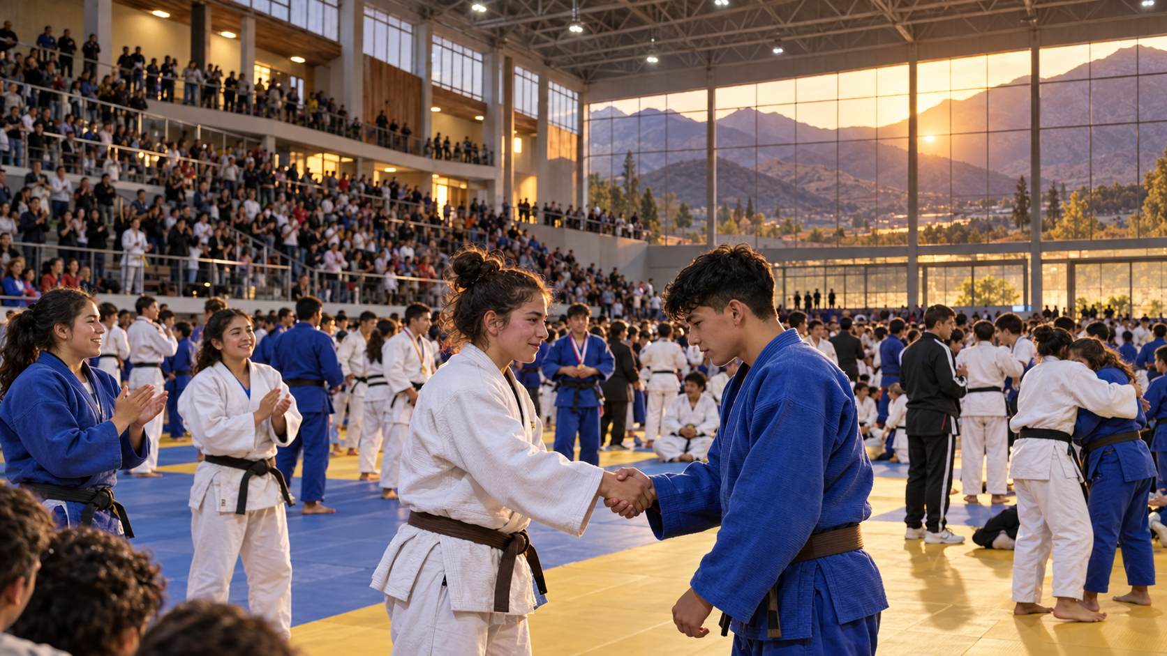 Vicuña clausura el Nacional de Judo 2026 tras reunir a cerca de mil deportistas